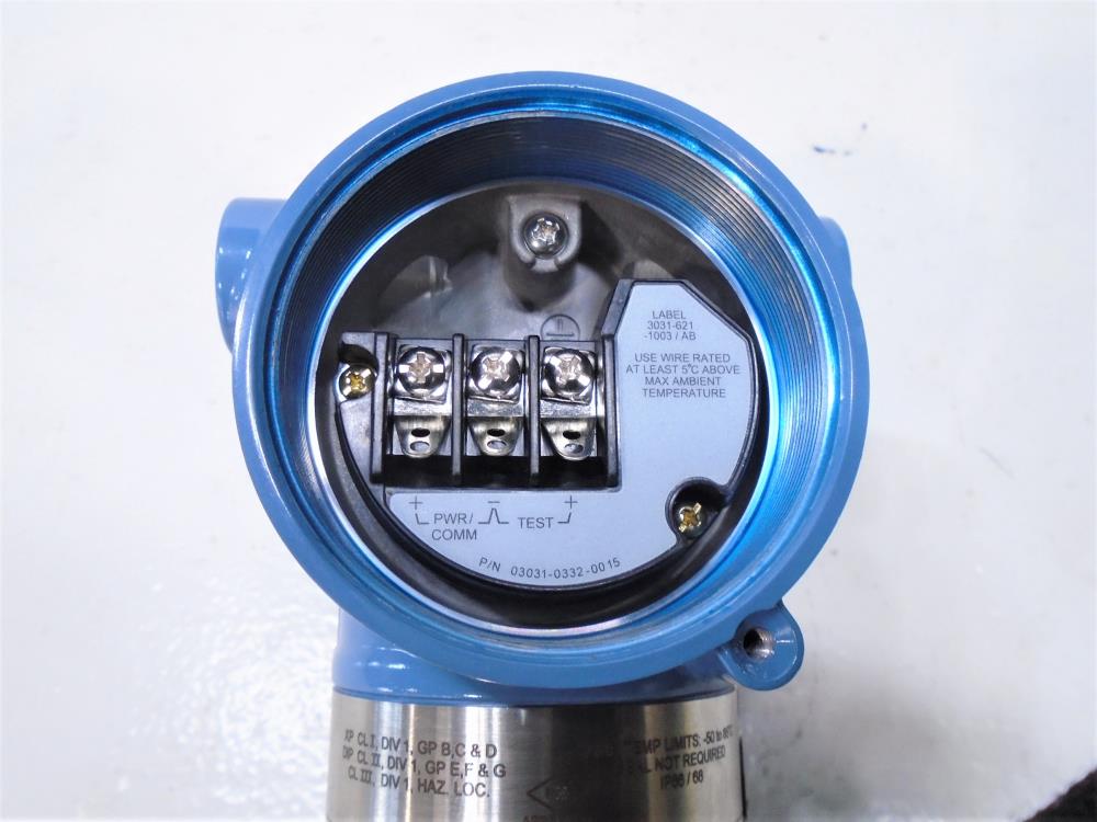 Rosemount 3051 Pressure Transmitter w/ Manifold Valve 3051TG4A2B21AE5M5Q4S5